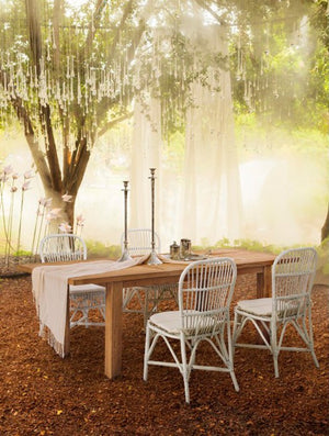 Mesa extensible Bounty 180-250x100, teca reciclada