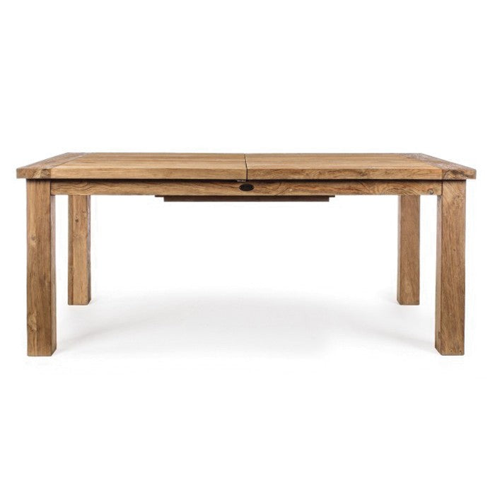 Mesa extensible Bounty 180-250x100, teca reciclada
