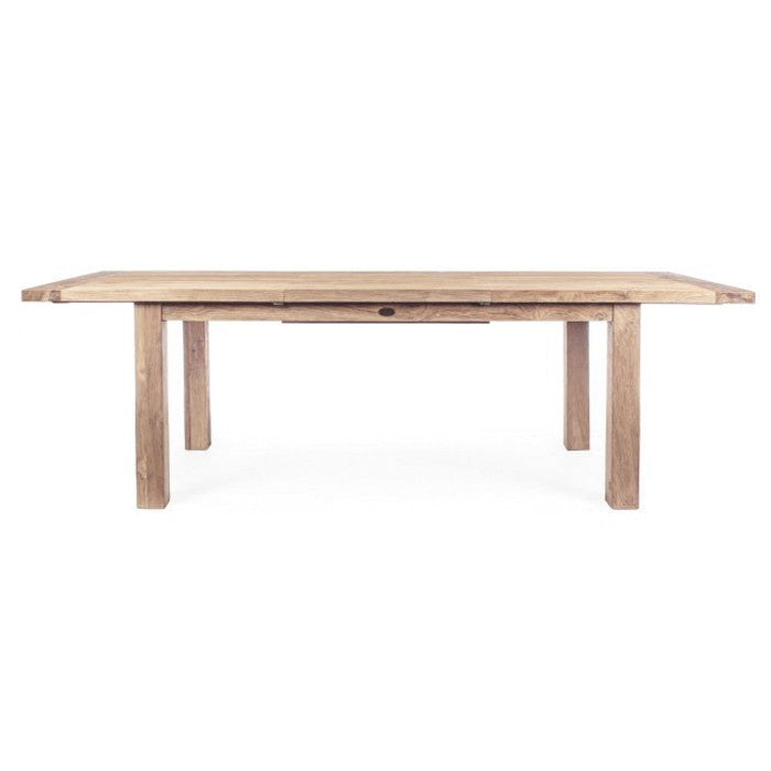 Mesa extensible Bounty 180-250x100, teca reciclada