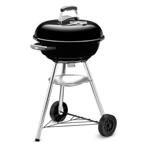 Barbacoa Weber® Compact Kettle Ø 47 cm Black + 3 Kg de briquetas