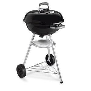 Barbacoa Weber® Compact Kettle Ø 47 cm Black + 3 Kg de briquetas