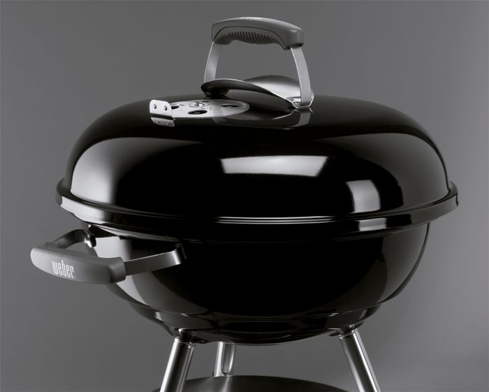 Barbacoa Weber® Compact Kettle Ø 47 cm Black + 3 Kg de briquetas