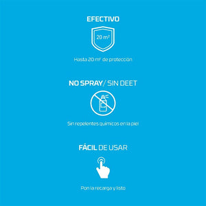 Thermacell® difusor repelente anti mosquitos, color azul