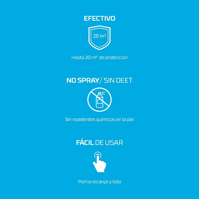 Thermacell® difusor repelente anti mosquitos, color azul