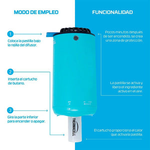 Thermacell® difusor repelente anti mosquitos, color azul