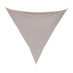 Triangle shade sail 5x5m, mink color
