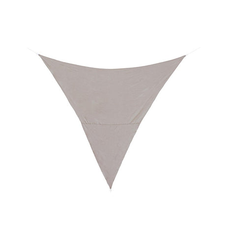 Toldo vela triángulo 3.6x3.6m, color visón