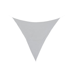 Toldo vela triángulo 3.6x3.6m, color gris