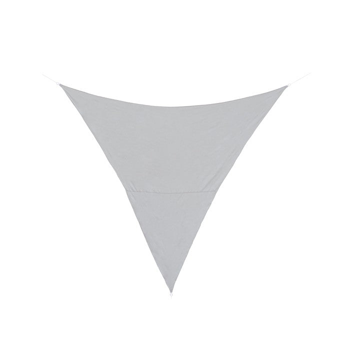 Toldo vela triángulo 3.6x3.6m, color gris