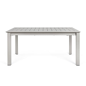 Mesa extensible Konnor 160-240x100, color gris