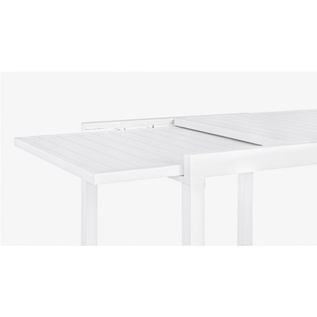 Mesa extensible Pelagius 83-166x80, color blanco