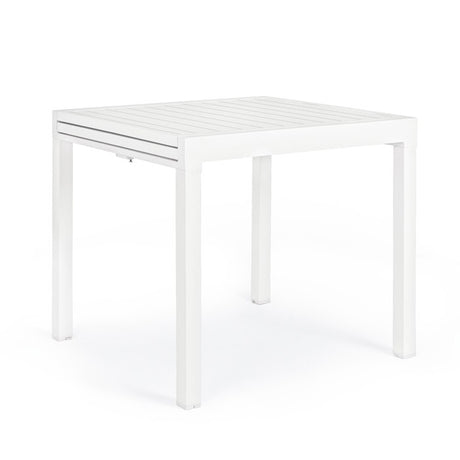 Mesa extensible Pelagius 83-166x80, color blanco