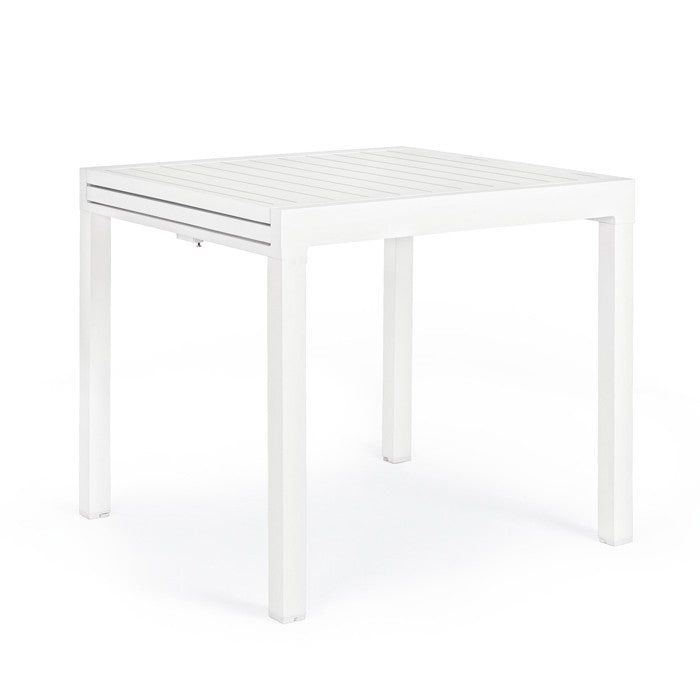 Mesa extensible Pelagius 83-166x80, color blanco