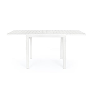 Mesa extensible Pelagius 83-166x80, color blanco