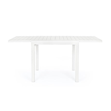Mesa extensible Pelagius 83-166x80, color blanco