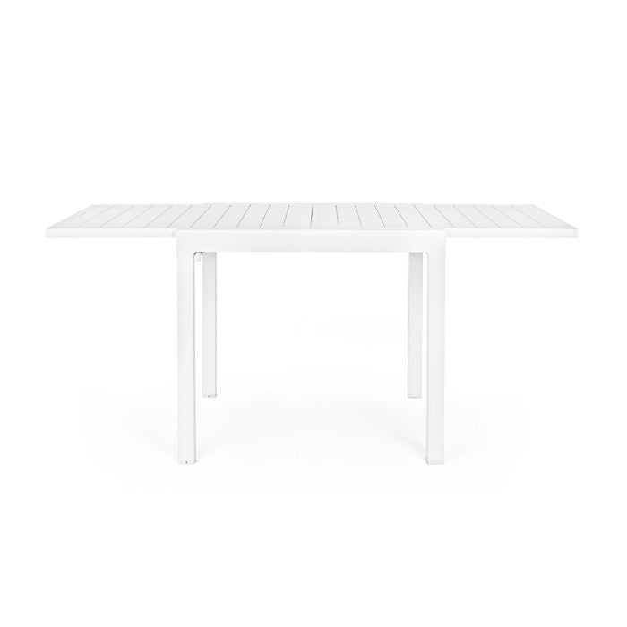 Mesa extensible Pelagius 83-166x80, color blanco