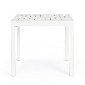 Mesa extensible Pelagius 83-166x80, color blanco