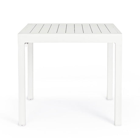 Mesa extensible Pelagius 83-166x80, color blanco