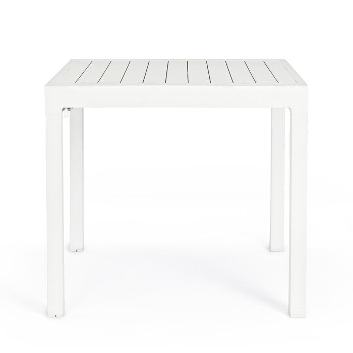 Mesa extensible Pelagius 83-166x80, color blanco