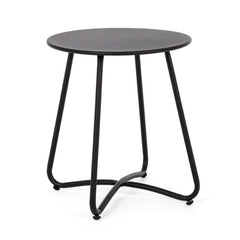 Mesa de centro Wissant Ø40, preta