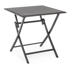 Mesa plegable Elin 70x70, color antracita