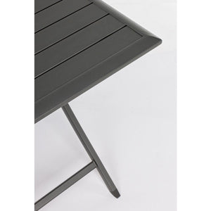 Mesa plegable Elin 70x70, color antracita