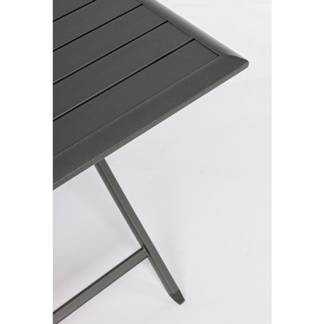 Mesa plegable Elin 70x70, color antracita