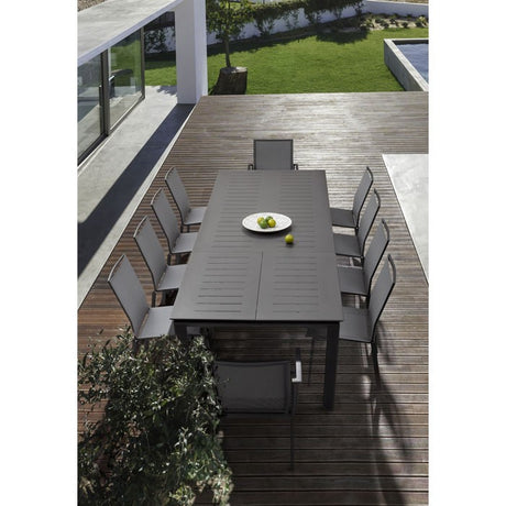 Mesa extensible Konnor 200-300x110, color antracita