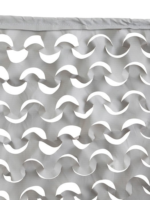 Malla sombreadora Sahara cuadrada 3x4m, gris claro-blanco