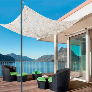Malla sombreadora Sahara cuadrada 2,4x3m color gris