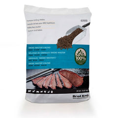 Pellets de madeira Broil King Smoke Master's Blend 9 kg