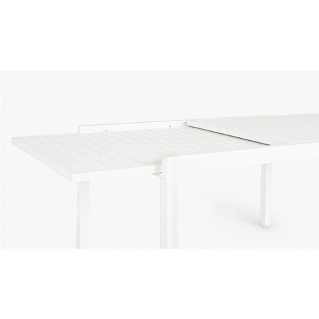 Mesa extensible Pelagius 135-270x90, color blanco