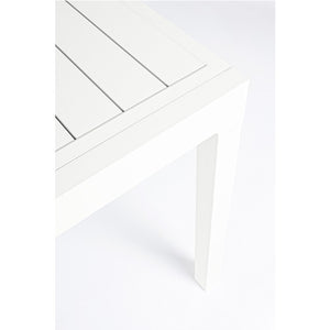 Mesa extensible Pelagius 135-270x90, color blanco