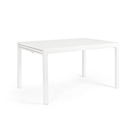 Mesa extensible Pelagius 135-270x90, color blanco