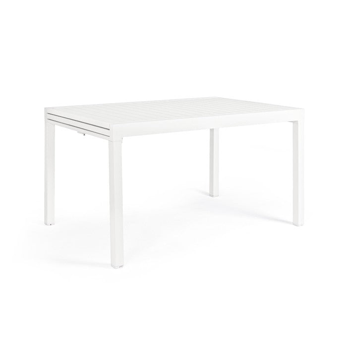Mesa extensible Pelagius 135-270x90, color blanco