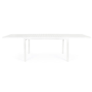 Mesa extensible Pelagius 135-270x90, color blanco