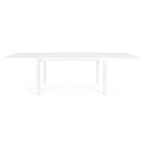 Mesa extensible Pelagius 135-270x90, color blanco