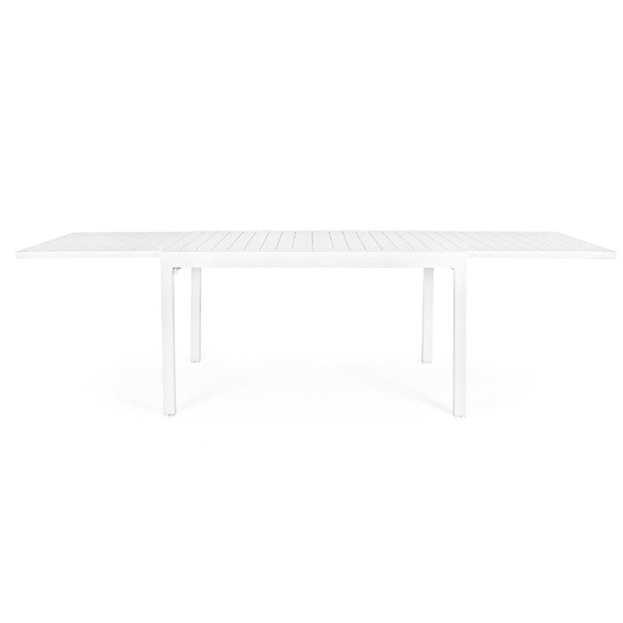 Mesa extensible Pelagius 135-270x90, color blanco