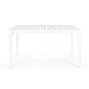 Mesa extensible Pelagius 135-270x90, color blanco