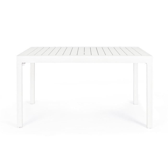 Mesa extensible Pelagius 135-270x90, color blanco