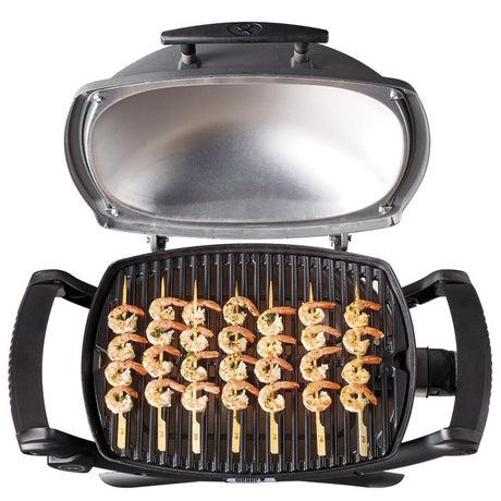 Barbacoa Weber Q2400 Dark grey con mesa
