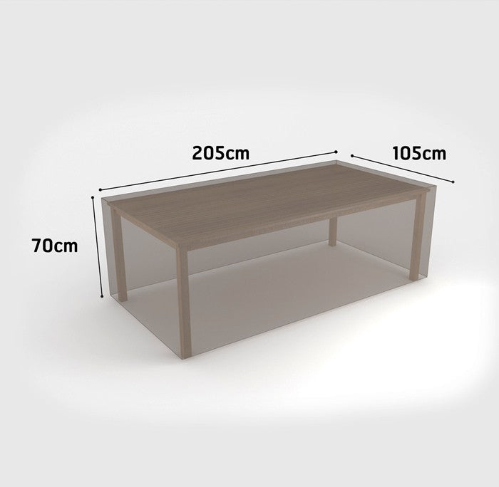 Funda mesa rectangular 205 x 105 x h.70 cm Nortene