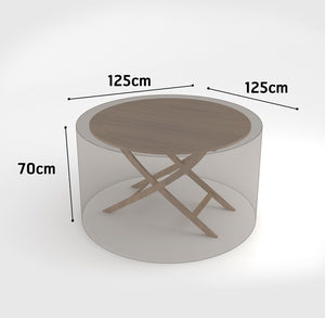 Funda mesa redonda 125 x 125 x h.70 cm Nortene