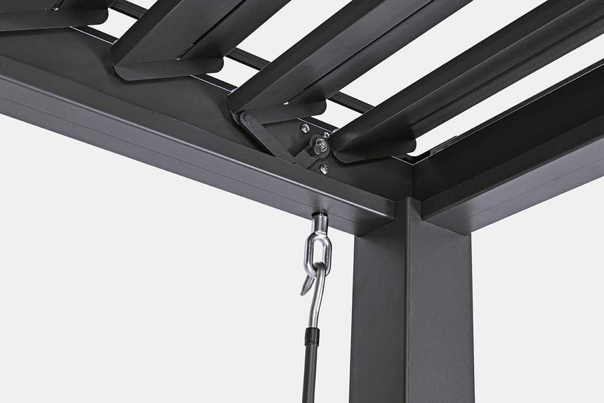 Pérgola Pacific 3x4, color antracita