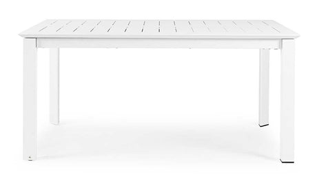Mesa extensible Konnor 160-240x100, color blanco