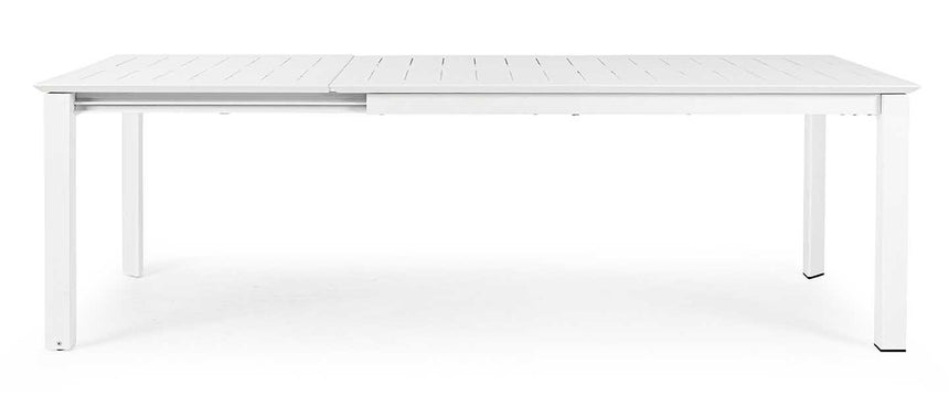 Mesa extensible Konnor 160-240x100, color blanco
