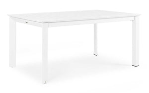 Mesa extensible Konnor 160-240x100, color blanco