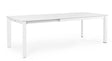 Mesa extensible Konnor 160-240x100, color blanco