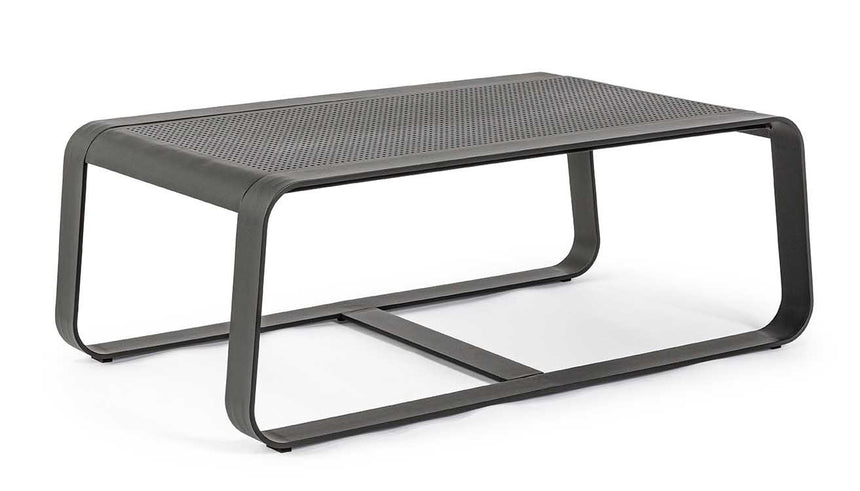 Conjunto Merrigan sofá + 2 sillones + mesa, color antracita