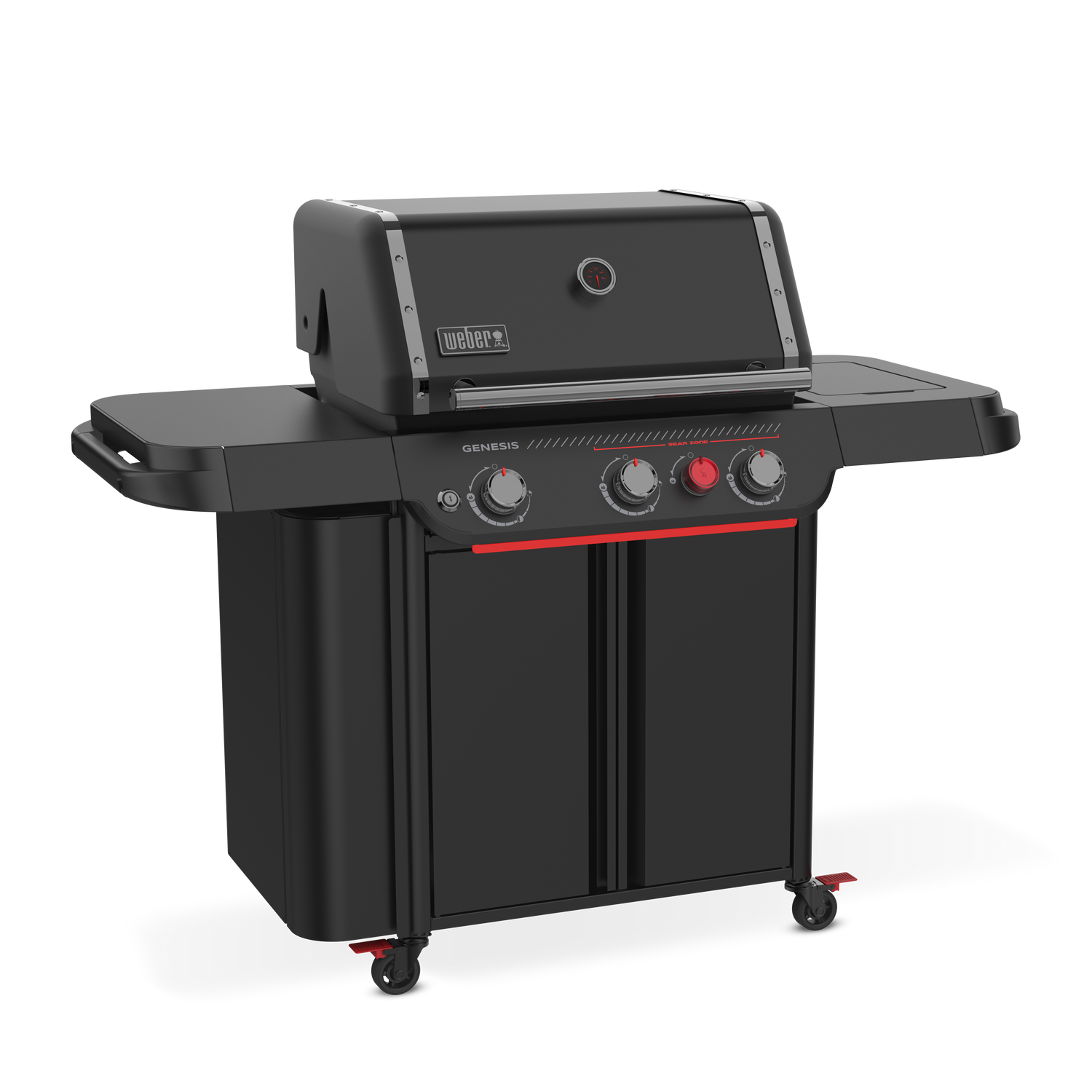 Barbacoa de gas Weber Genesis E-330WR Stealth + asador